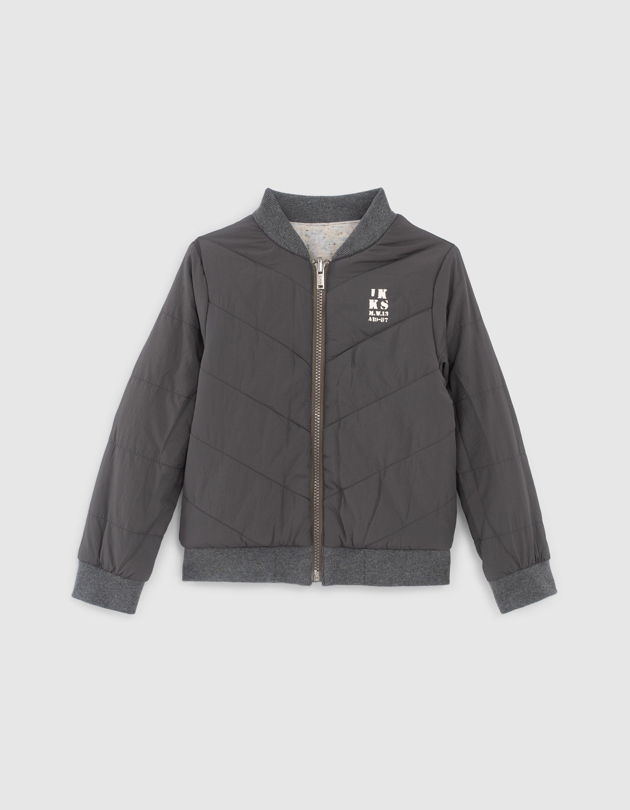 Parka ikks garcon kaki on sale