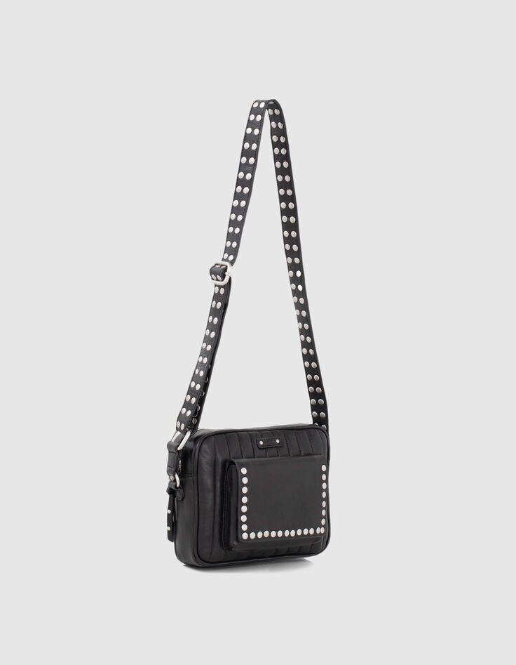 Boxy tas The Lover Rock zwart leer chroomvrij-2