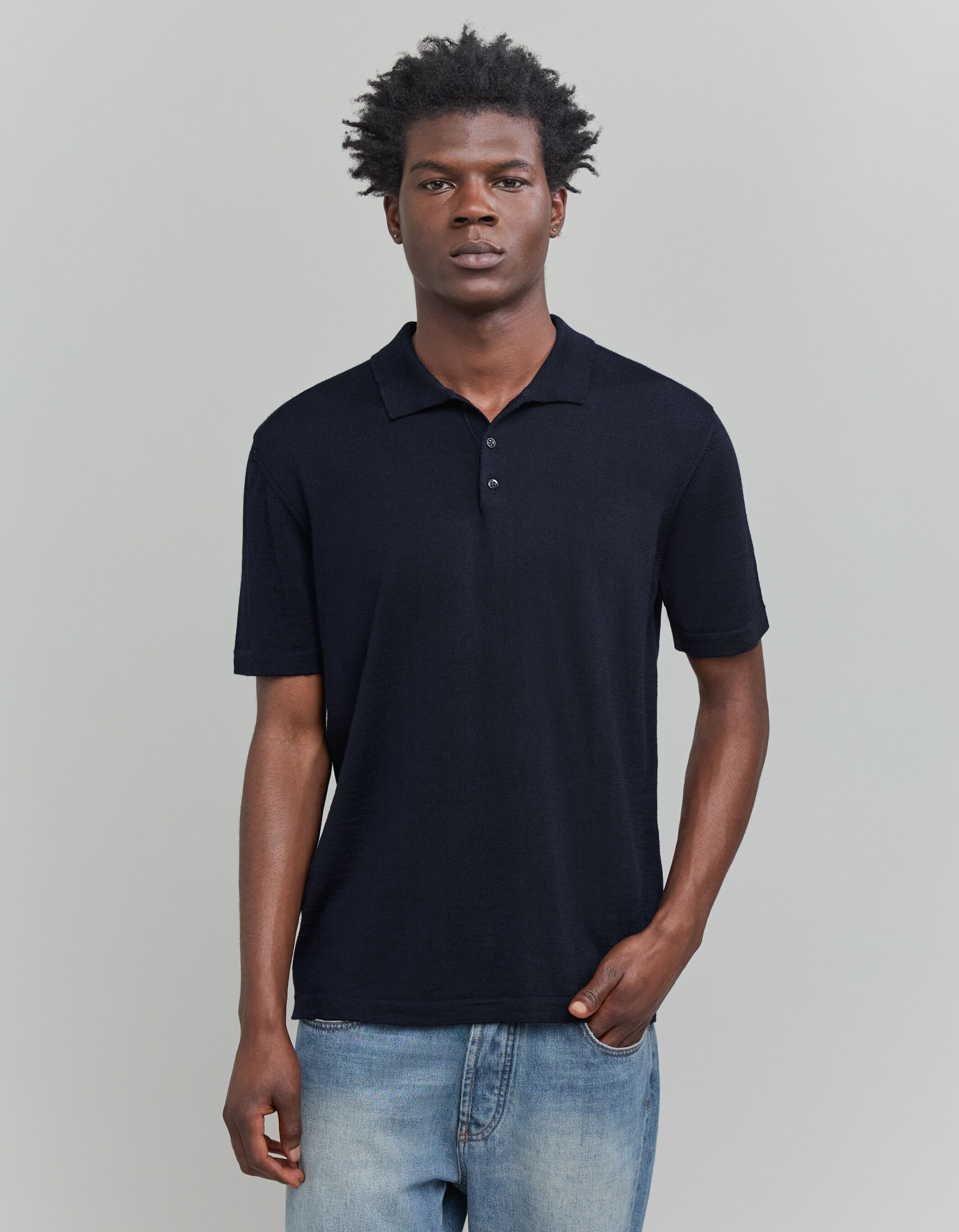 Polo laine homme online