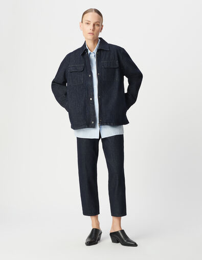 Damen Saharienne mit Reißverschluss aus Denim und recycelter Baumwolle - IKKS