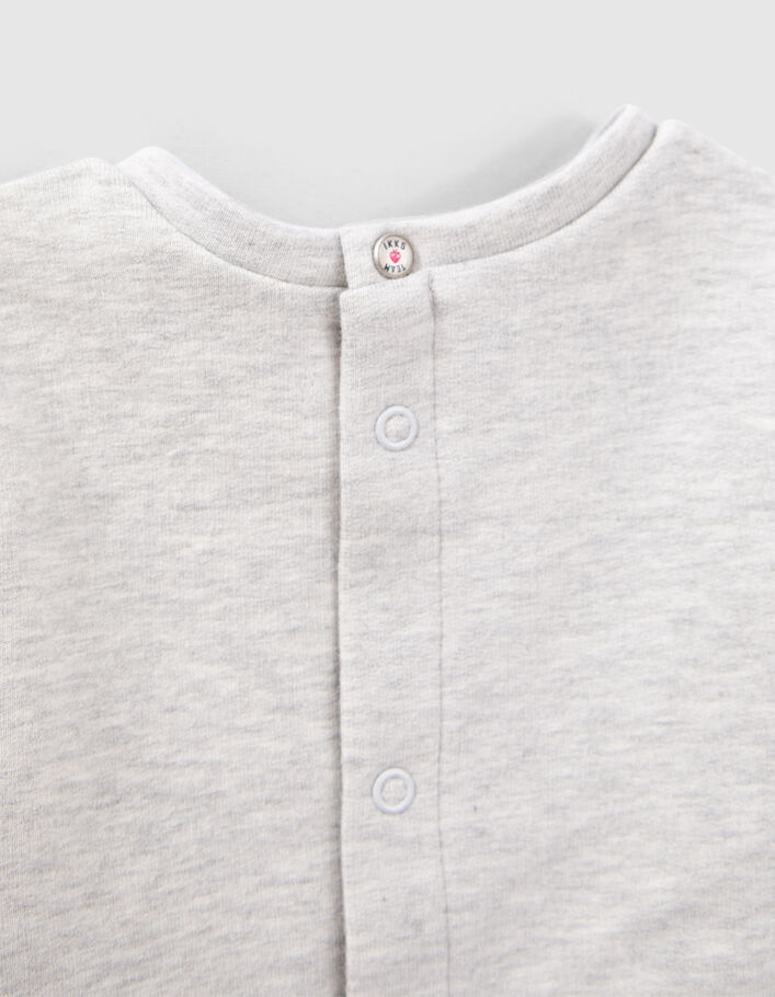 Grijze sweater peplum hartjes-elleboogpatches babymeisjes-7