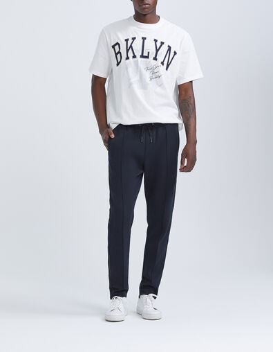 Jogging azul marino punto piqué sport hombre - IKKS