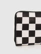 Cartera 1440 mini Compagnon cuero trenzado damero mujer-5