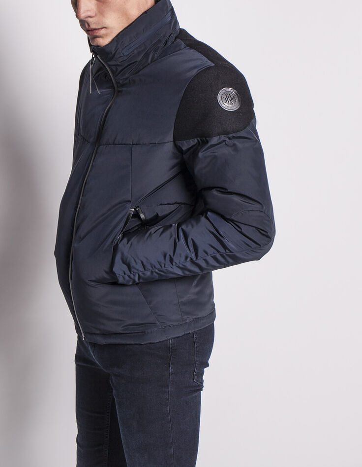 Doudoune bleue homme-1