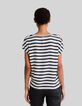 Cremewei&szlig;es Damen-Matrosentop LENZING&trade; ECOVERO&trade; mit Wappen-3