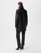 Manteau noir mi-long peau retournée Femme-3