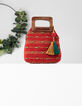 Bolso bandolera amapola tejido-1
