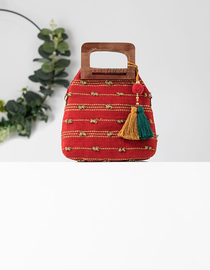 Sac En Tissu Matelassé Pavots – Marque MCTISSUS – Neuf Avec étiquettes – Modèle 2848 – Tissu Imprimé Fleuri