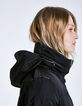 Schwarze Damensteppjacke-4