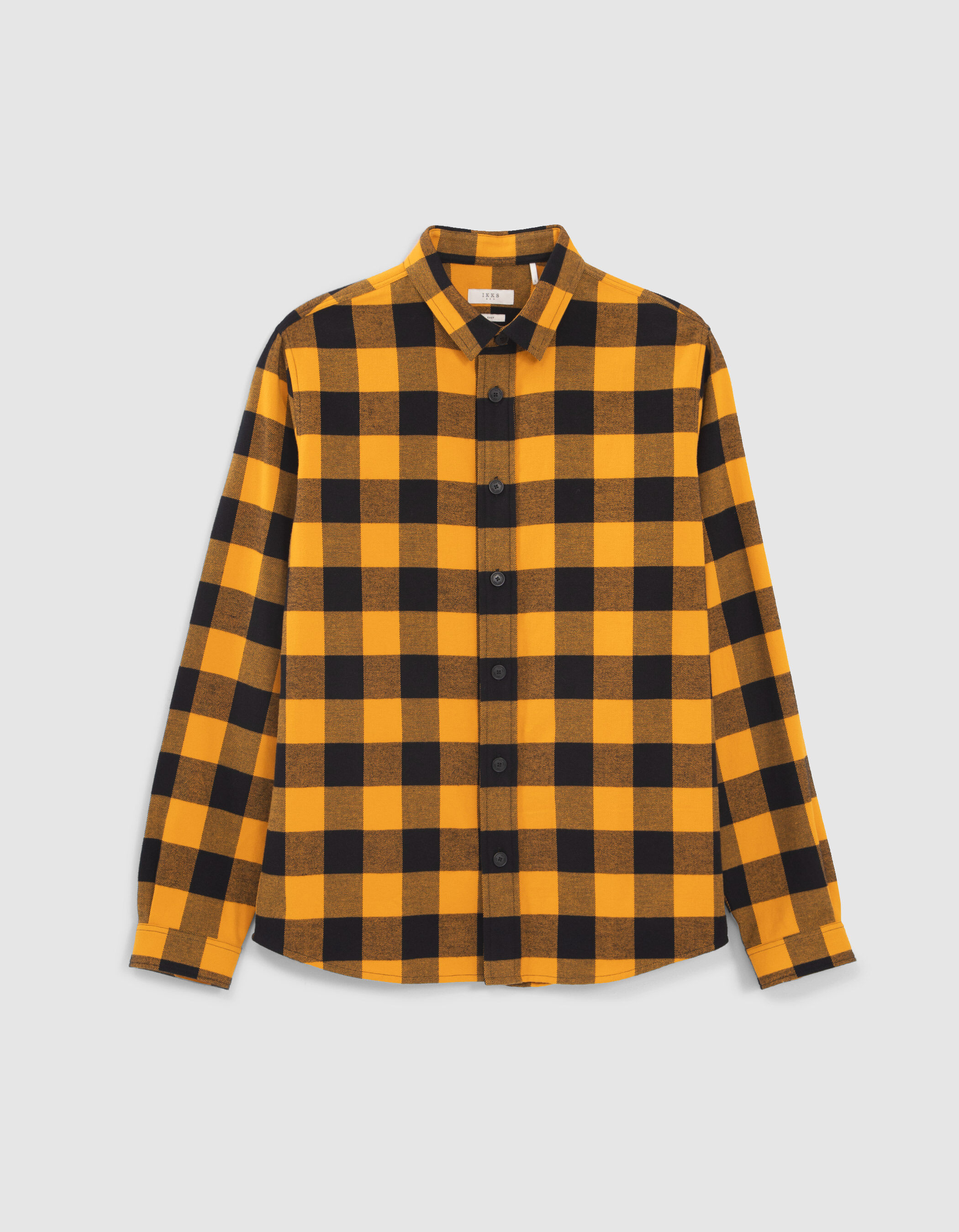 Chemise clearance jaune carreaux