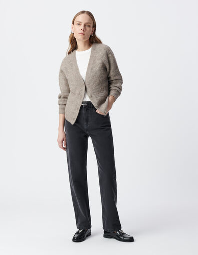 Cardigan sésame tricot Femme - IKKS