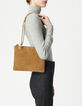 Clutch bag 1440 Reporter camel suede Women-6