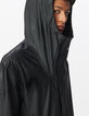 Parka negra nailon goma capucha hombre-4