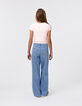 Jean LARGE bleu waterless fille-4