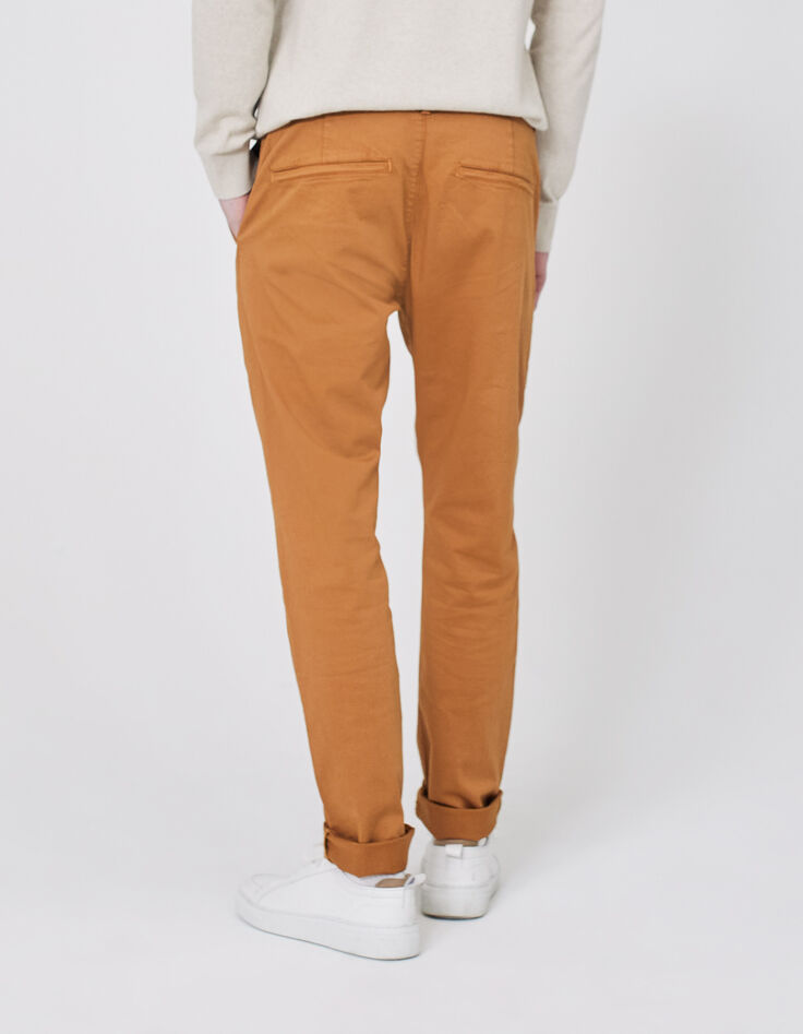 Gew&uuml;rzbraune SLIM-Herrenchinohose-3