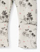 Leggings réversible gris et blanc bébé fille-2