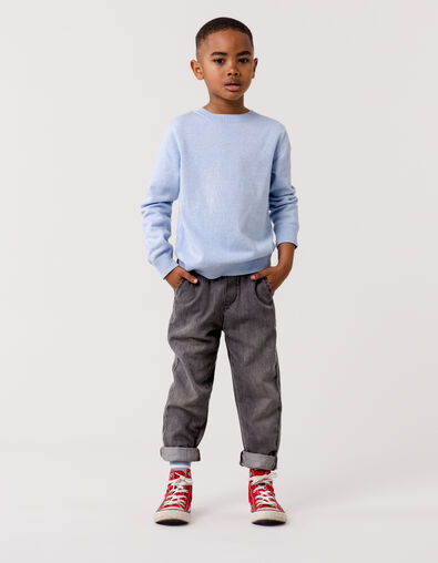 Jean JOGGER gris garçon - IKKS