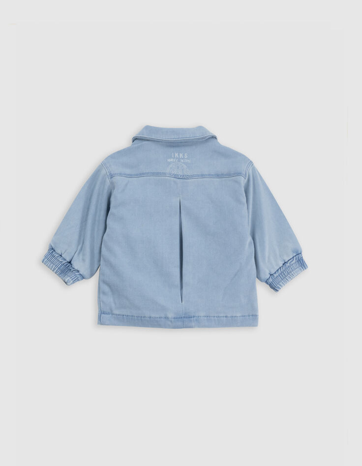 Baby boy blue denim jacket-3