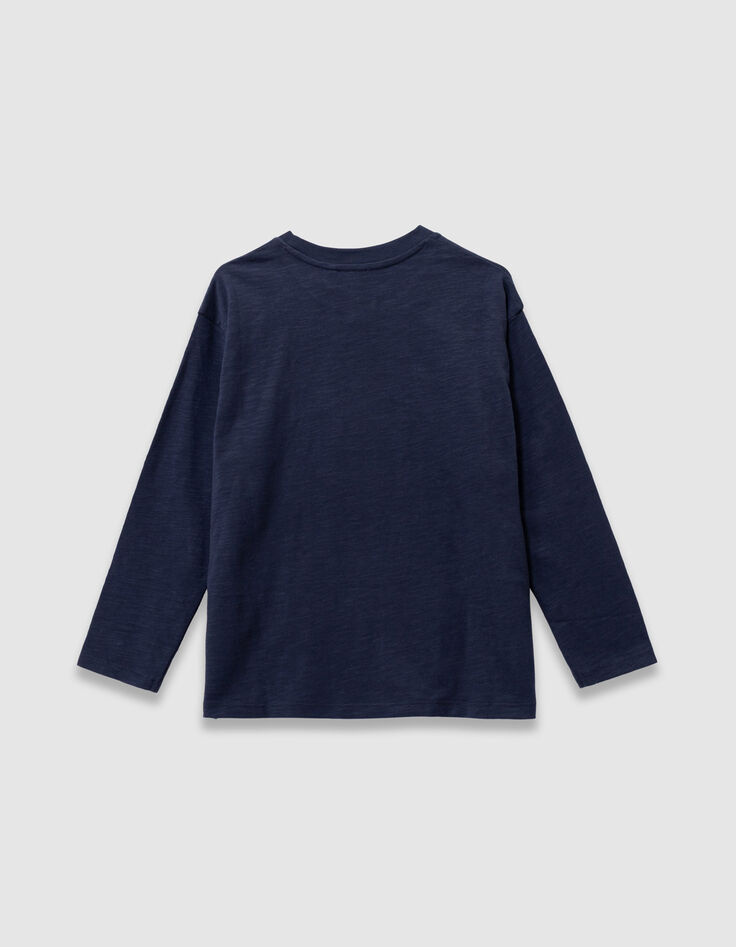 Marine T-shirt biokatoen lenticulaire opdruk jongens-6 Marine T-shirt biokatoen lenticulaire opdruk jongens-6