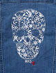 Veste en jean bio stone blue brodée dos fille -6