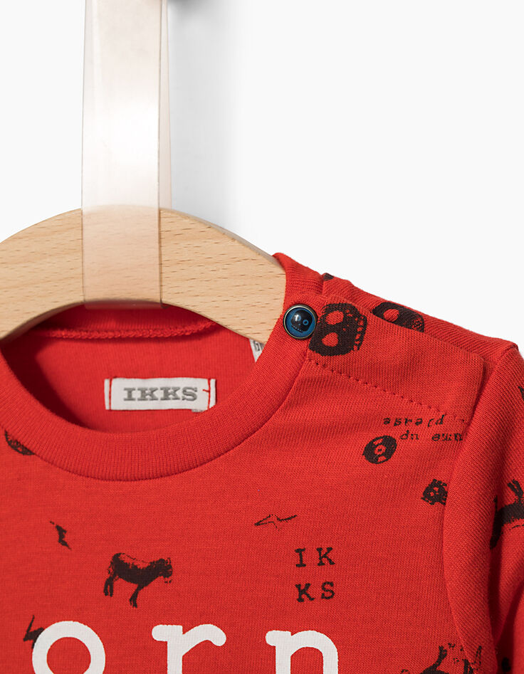 Baby boys' red T-shirt-5