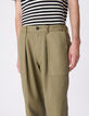 Pantalon charpentier kaki coton bio Homme-5