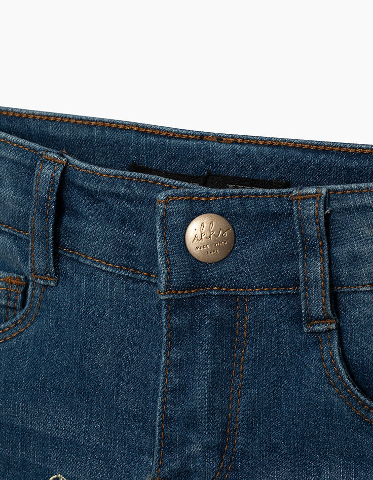 Girls' light blue skinny 7/8 jeans-5 Girls' light blue skinny 7/8 jeans-5