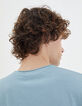 Tee-shirt L'Essentiel ice blue à col V Homme-5
