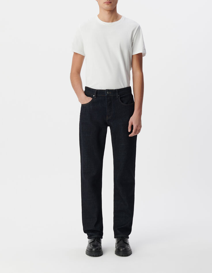 Men&rsquo;s raw waterless Serge straight jeans-7