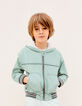 Windjack aqua met badstofvoering jongens-3