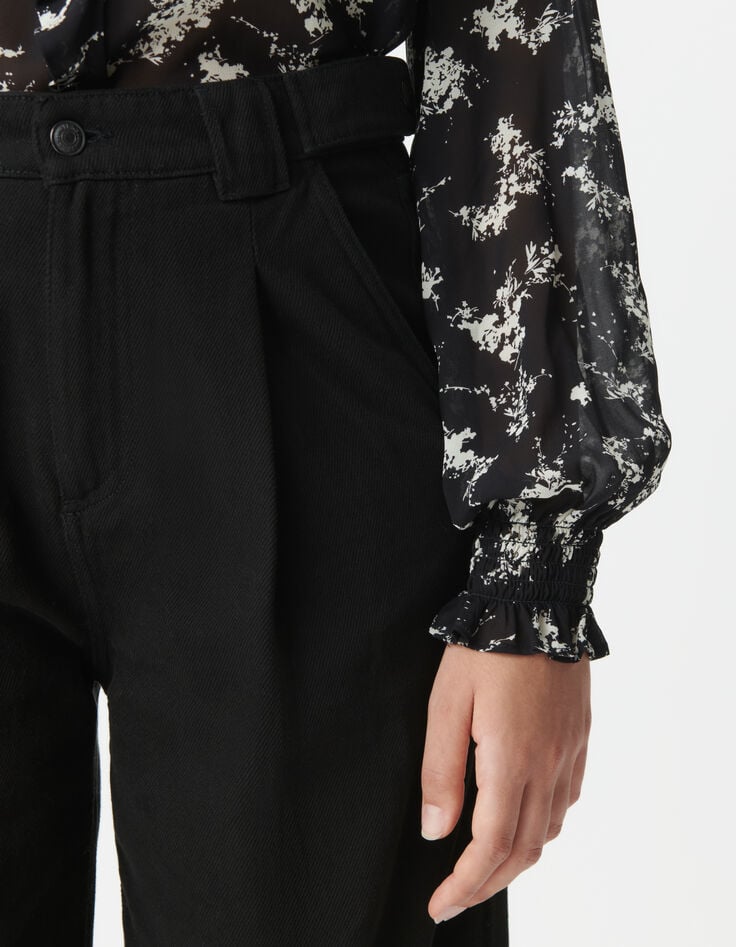 Jean large noir Pénélope Femme-4 Jean large noir Pénélope Femme-4