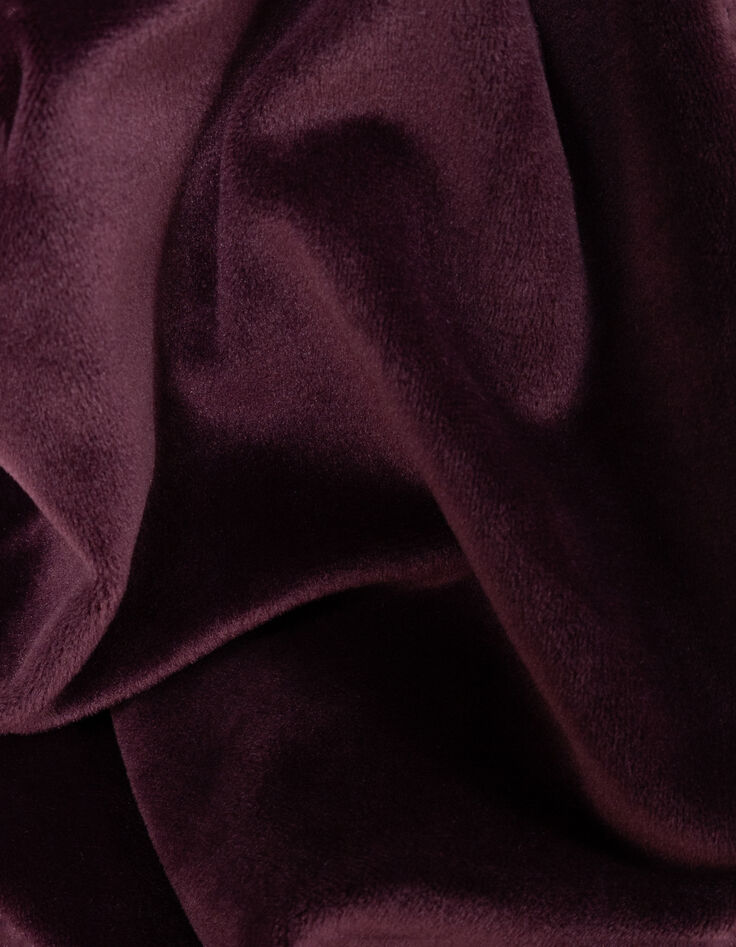 Girls’ burgundy velvet wide-leg joggers-7 Girls’ burgundy velvet wide-leg joggers-7