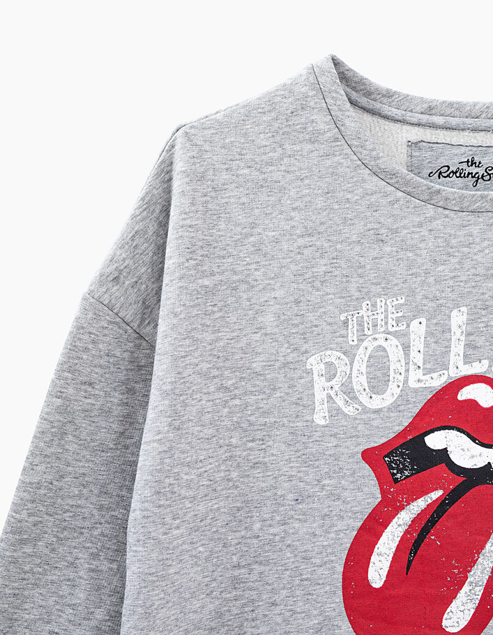 Oversized sweater katoen opdruk The Rolling Stones dames - IKKS