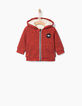 Baby boys' red cardigan -1