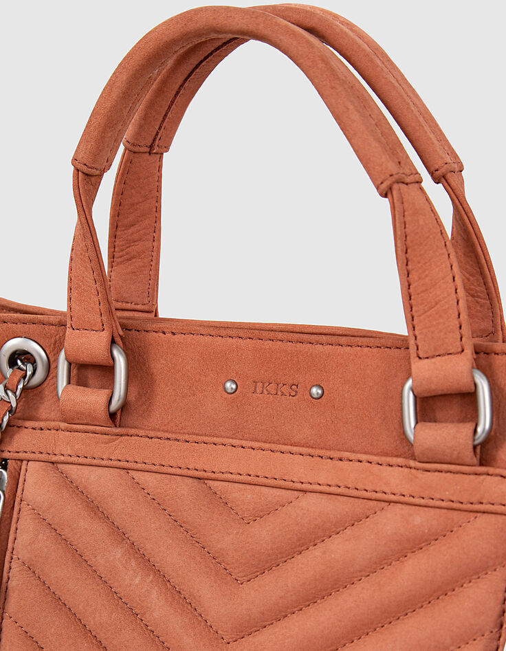 Shopper 1440 MEDIUM PASTEL terracotta kleur dames-5