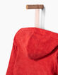 Girls' dark orange terry sweatshirt-5