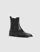 Women’s black leather pointed-toe Chelsea boots-2