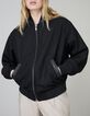 Pure Edition-Bombardera negra oversize lentejuelas-4