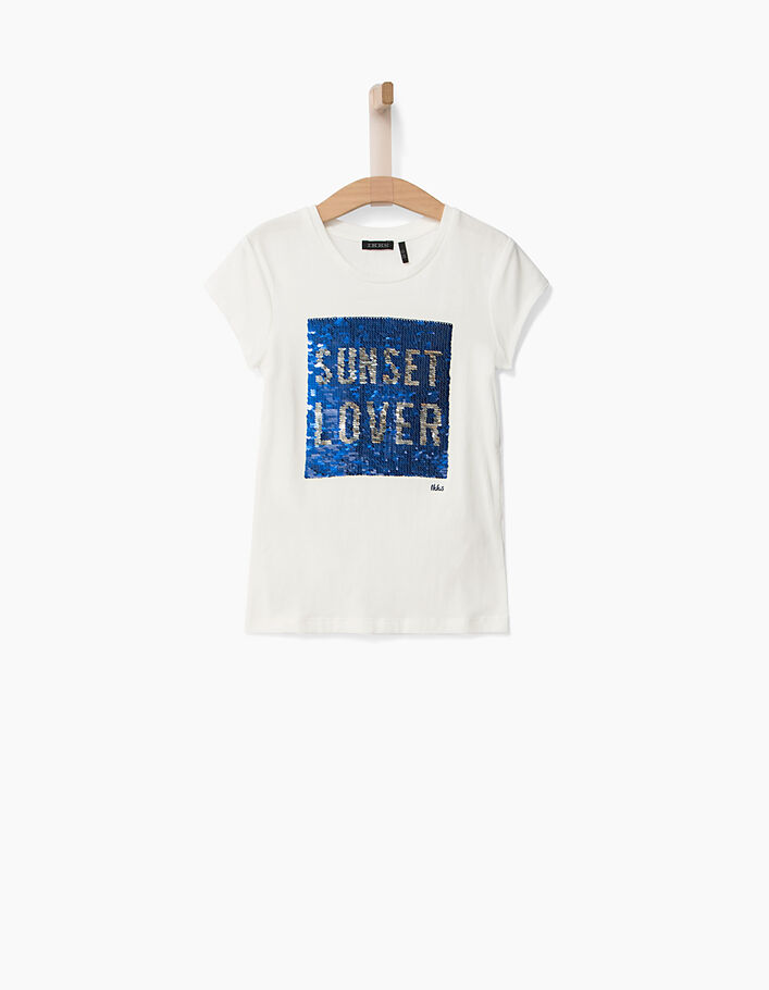 Girls' sequin T-shirt - IKKS