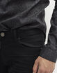 Men's slim black jeans-4