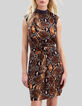 Pure Edition-Mahonie jurk python rock-print Dames-3