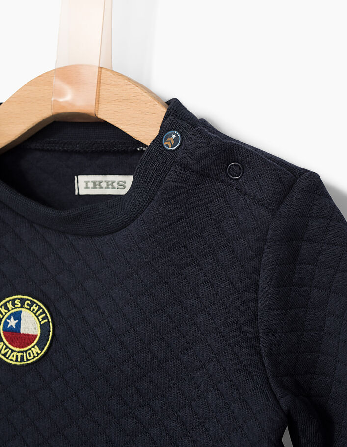 Baby boys’ navy sweatshirt