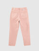 Girls’ powder pink mom jeans-3