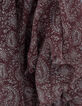 Men’s brick red Paisley print scarf-3