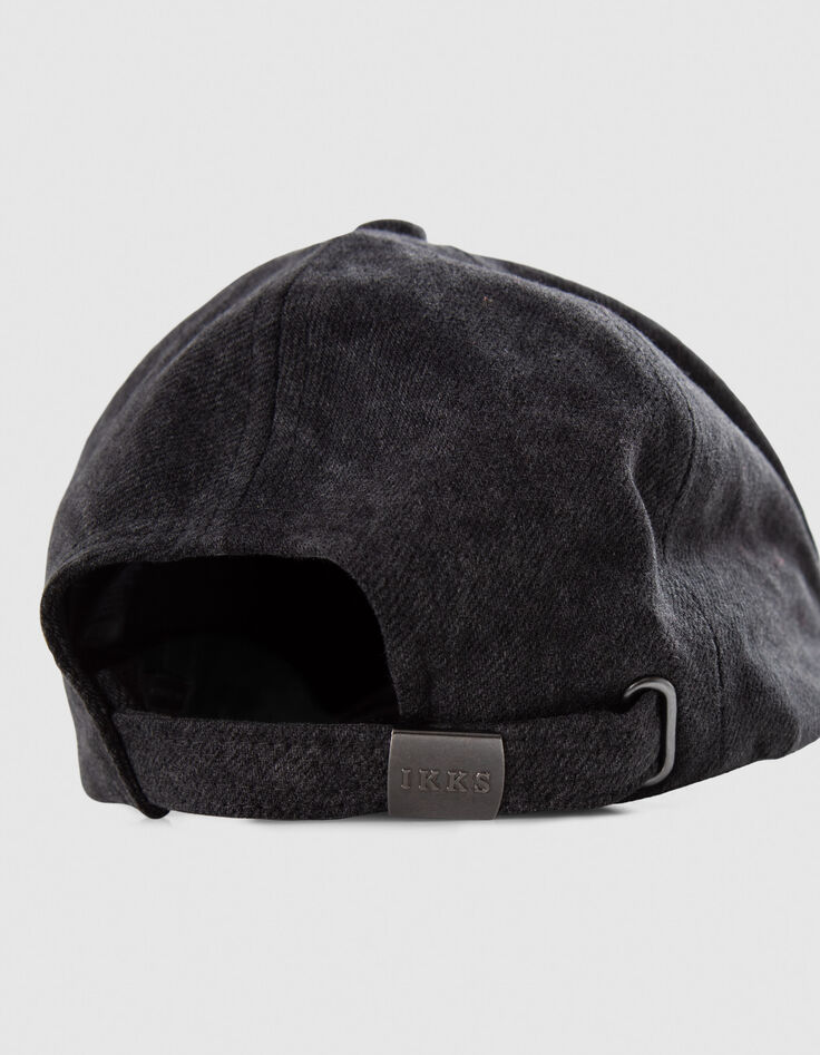 Damen-Jeans-Cap Anthrazit mit Fischgr&auml;te-5