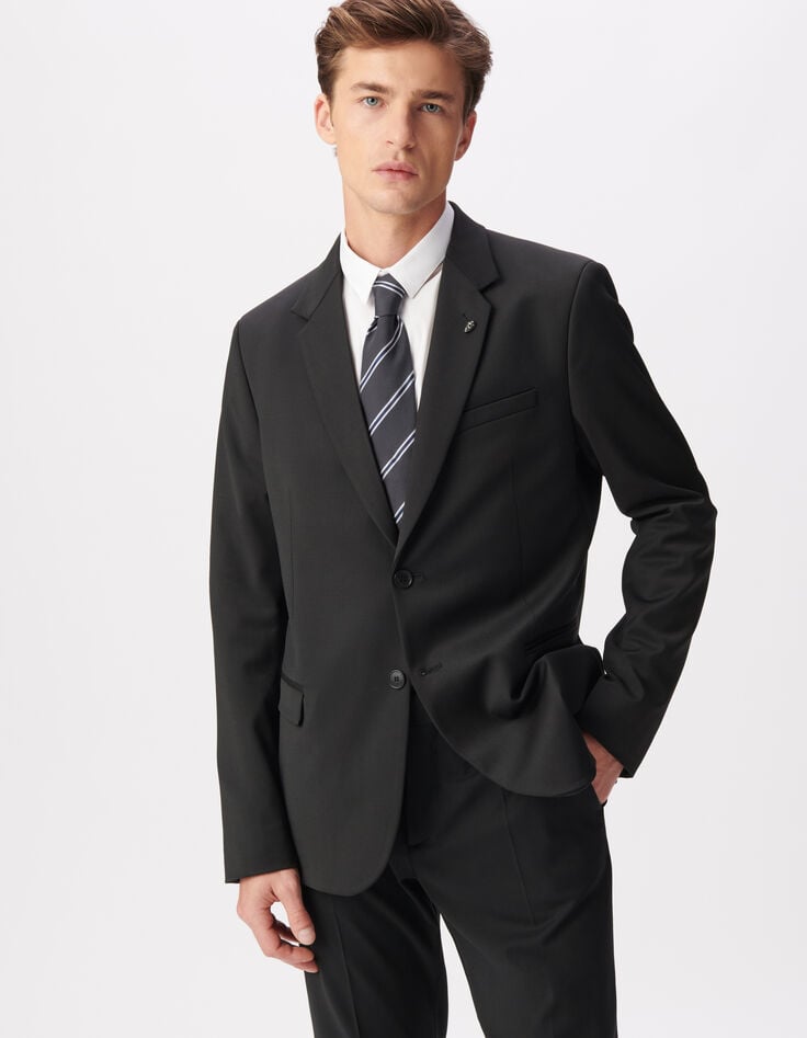 Men’s black TRAVEL SUIT suit jacket-2