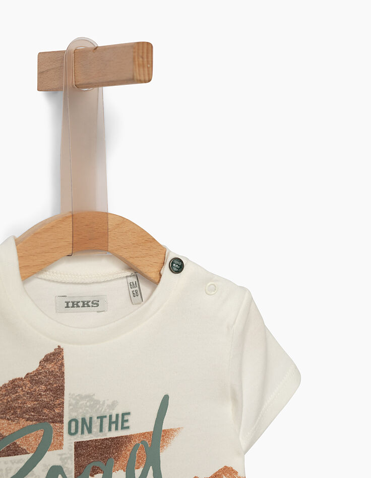 Kittgraues T-Shirt mit Autos für Babyjungen -4 Kittgraues T-Shirt mit Autos für Babyjungen -4