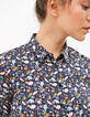 Chemise marine imprimé parasols I.Code-4