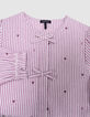 Blusa parma rayas flocadas corazones y lazos para ni&ntilde;a-2