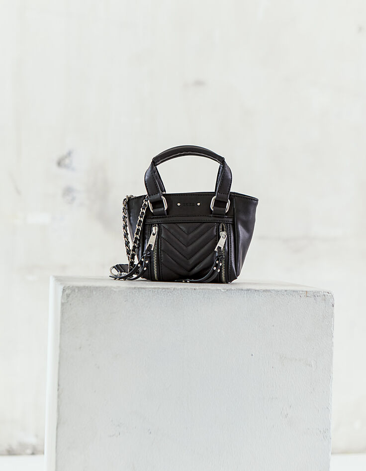 THE NANO 1440 Leather Story tote bag-3